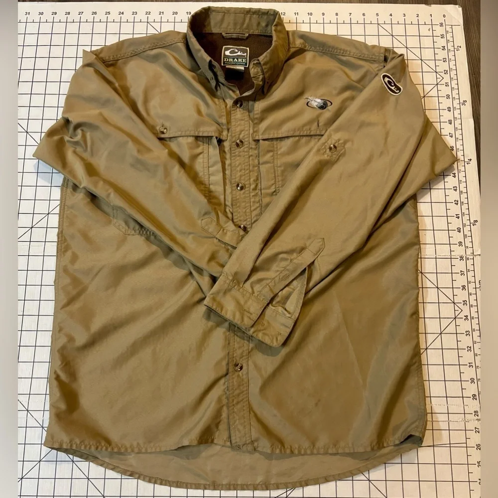 Drake Waterfowl® Men's L/S Wingshooter's Easy Care Performance Button Down Shirt